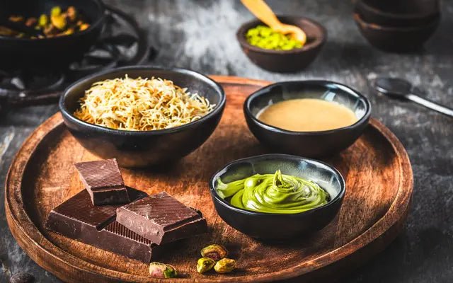 Elevate Your Dessert Menu with Kataif, Pistachio Butter, and White Chocolate Creations - Aladdin