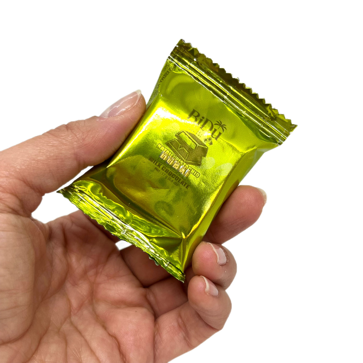 BiDu Premium Dubai-stil Mælkechokolade med Pistacie & Revet Hvede - 17g