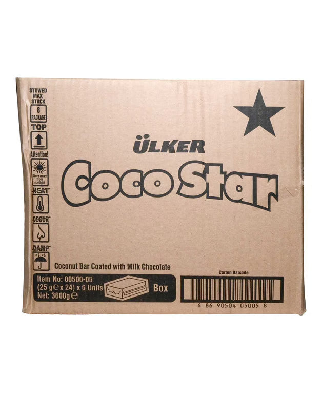 Ulker | Cocostar Chokoladebar med Kokosnødder 25g