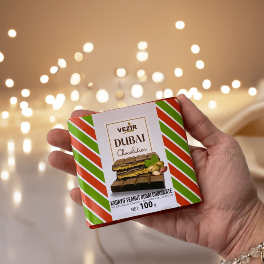 Peanut Praline Dubai Chocolate Bar – Crispy & Nutty Delight - TryAladdin