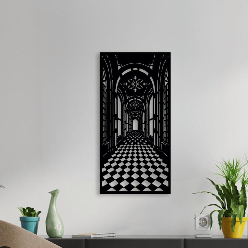 NR Dizayn | 3 - Dimensional Hallway Decorative Metal Wall Art - TryAladdin