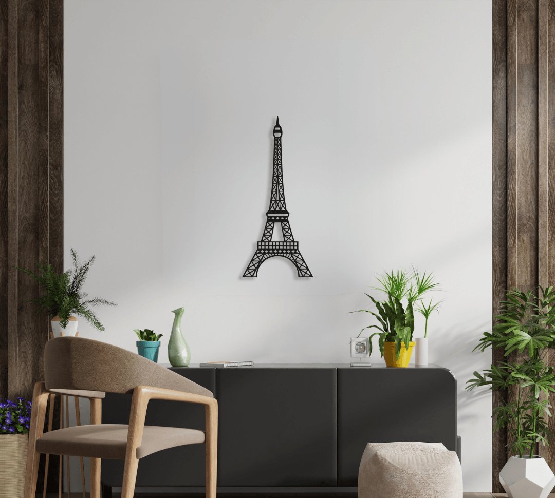 NR Dizayn | Eiffel Tower Decorative Metal Wall Art - TryAladdin