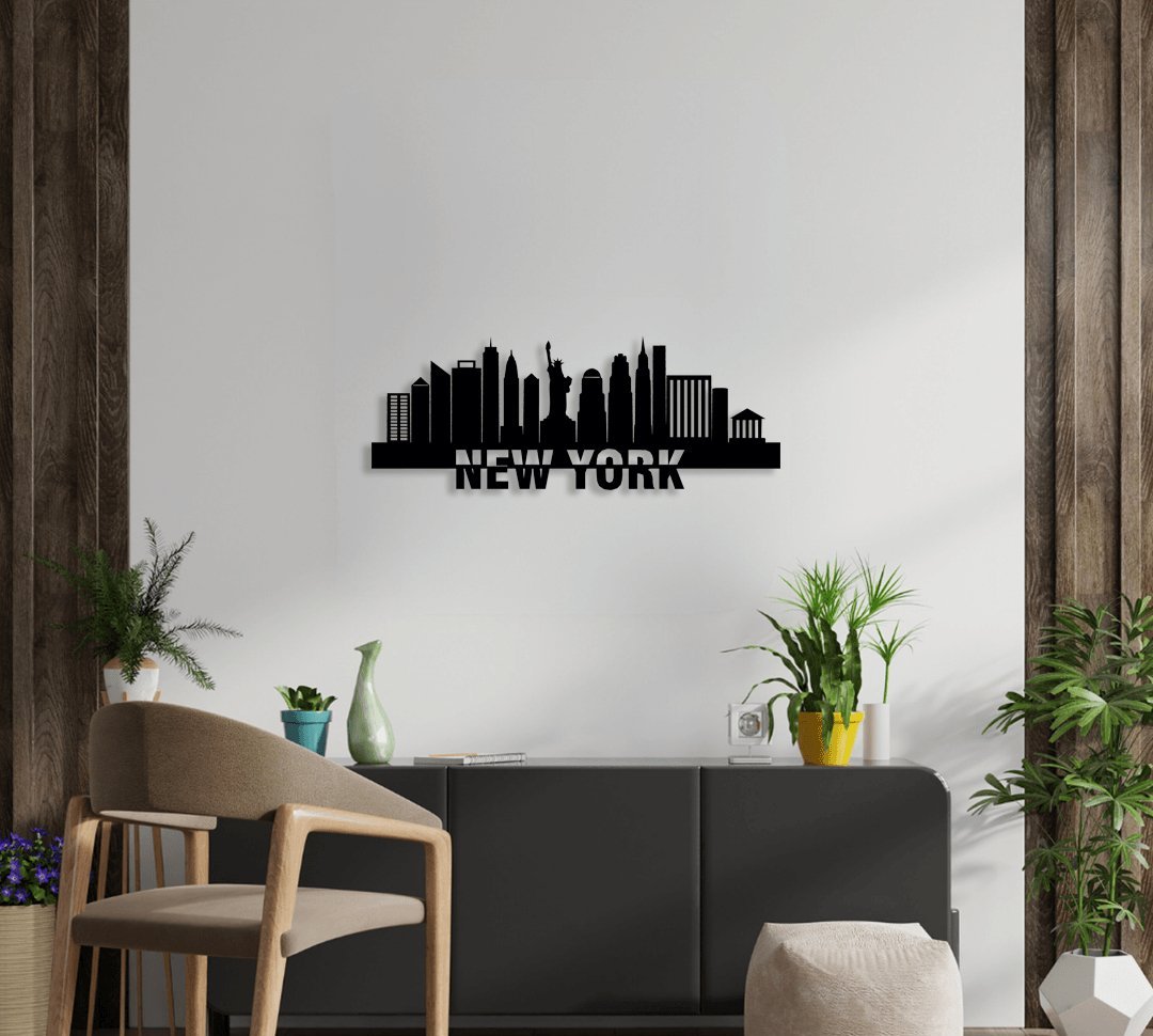 NR Dizayn | New York Decorative Metal Wall Art - TryAladdin