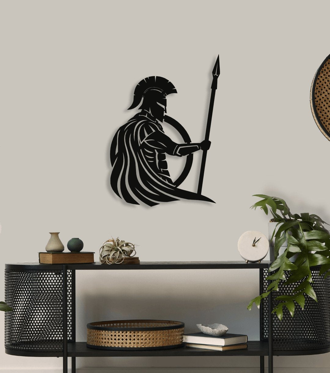 NR Dizayn | Warrior Decorative Metal Wall Art - TryAladdin