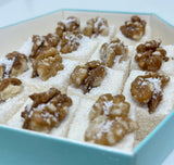 Carsibasi Premium Valnød Sultan Tyrkisk Delight - 300g Sekskantet Æske