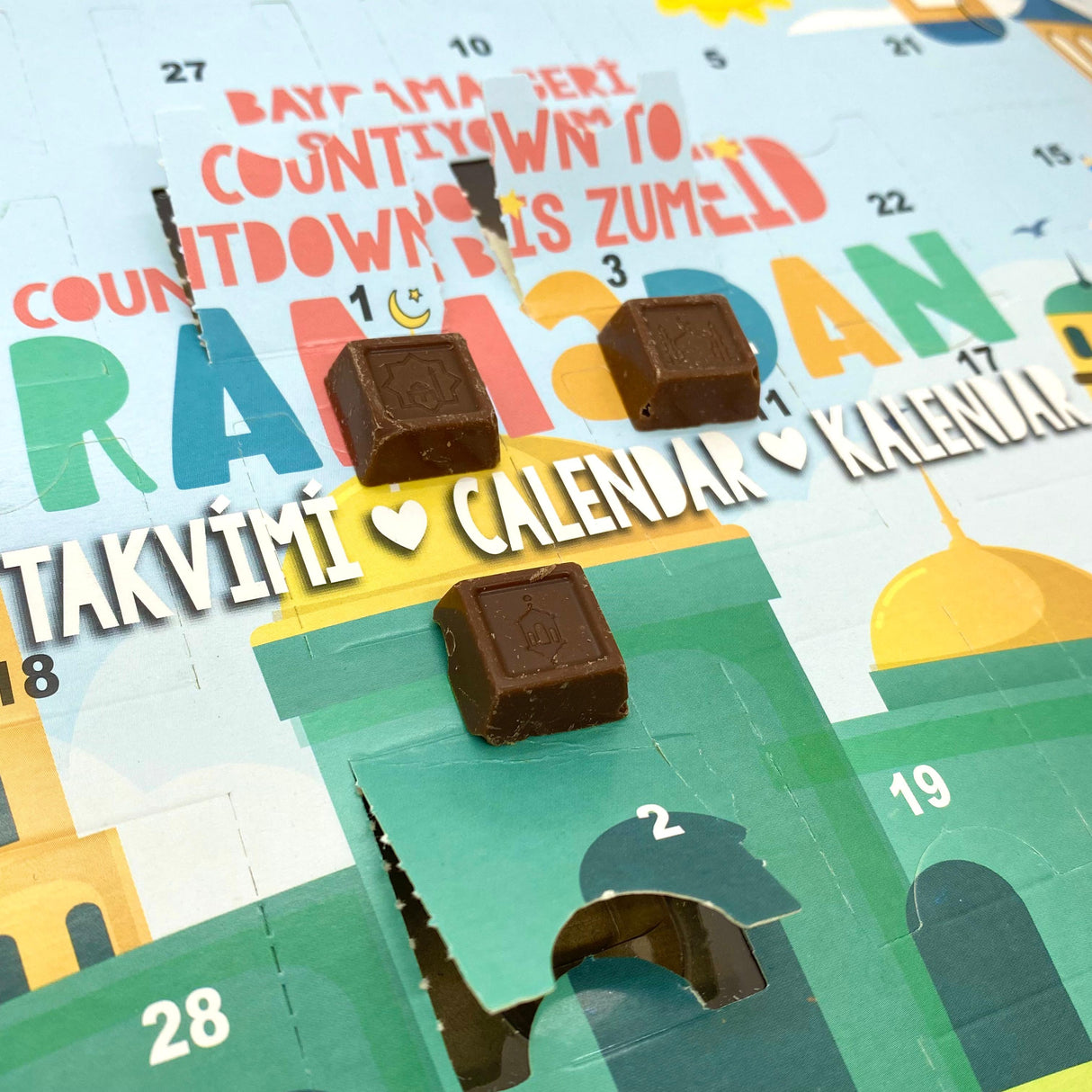 Kids Ramadan Countdown Chocolate Calendar – 30 Days of Fun & Sweet Surprises