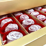 Carsibasi Premium Håndværker Glutenfri Rose Tyrkisk Delight - 600g Gaveæske