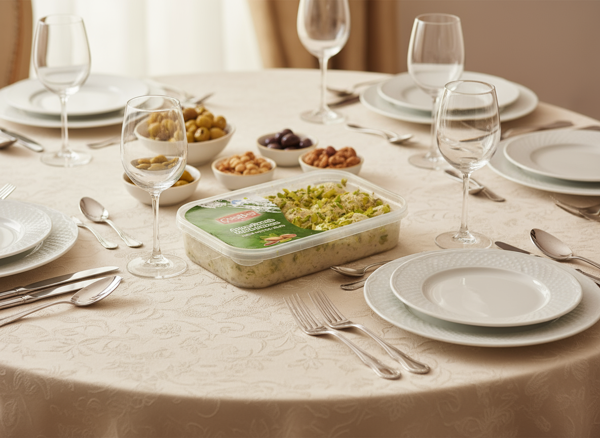 Premium Antep Pistacie Tahini Halva (Helva) - 400g Blok