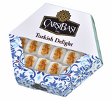 Carsibasi Premium Valnød Sultan Tyrkisk Delight - 300g Sekskantet Æske