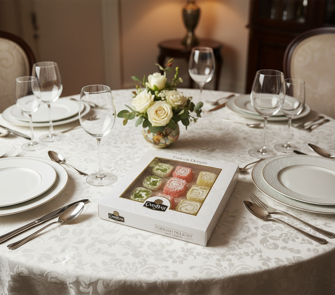 Carsibasi Premium assorterede frugtsmagede rullede lækkerier - 300g gaveæske