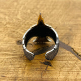 Adjustable Eagle Silver Ring - TryAladdin