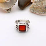 Agate Stone Ring Men - TryAladdin