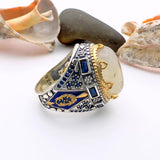 Aqeeq Yemeni Silver Ring - TryAladdin