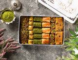 Asi | Assorted Baklava and Kadayif in Gift Metal Box - TryAladdin