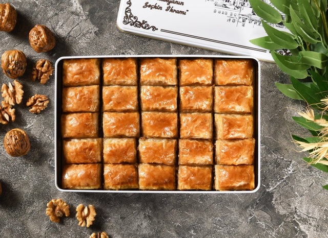 Asi | Walnut Baklava in Gift Metal Box - TryAladdin