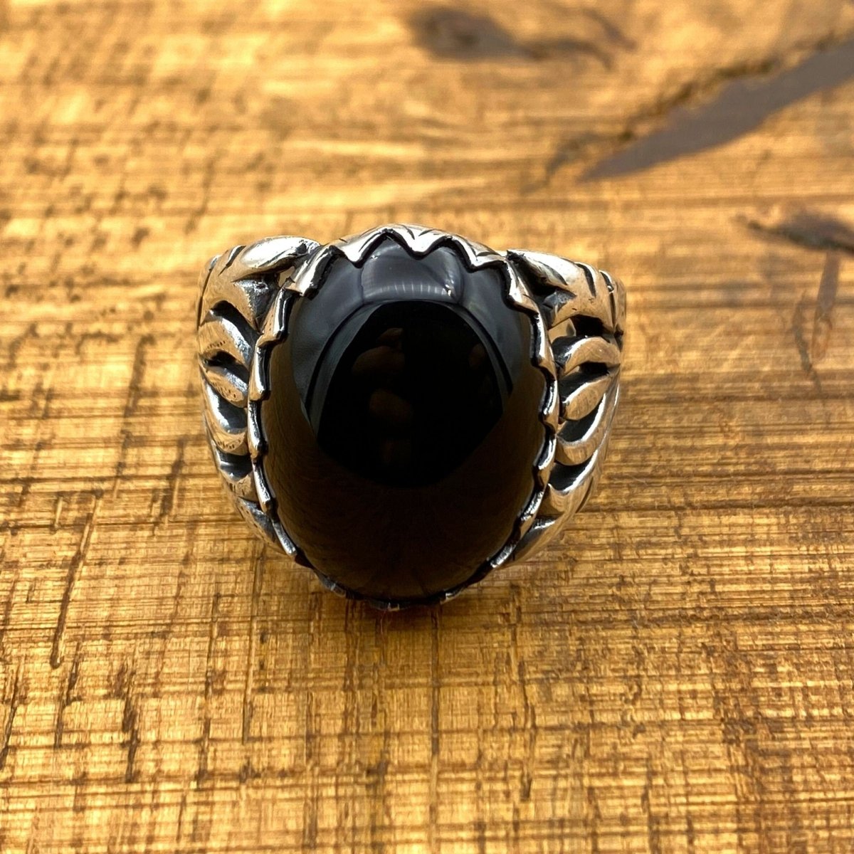 Black Onyx Ring - TryAladdin