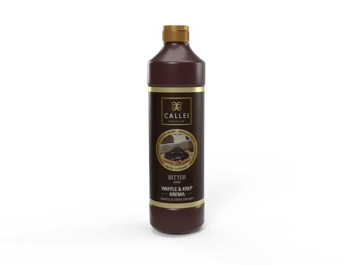 Callei Bitter Chocolate Sauce for Waffle, Pancake, Crepe & Fondue 1000gr - TryAladdin