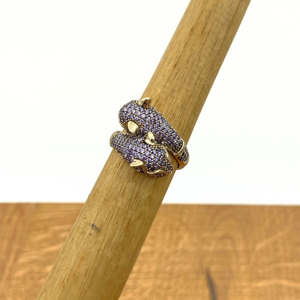 Double Tiger Multi - Color Ring - TryAladdin