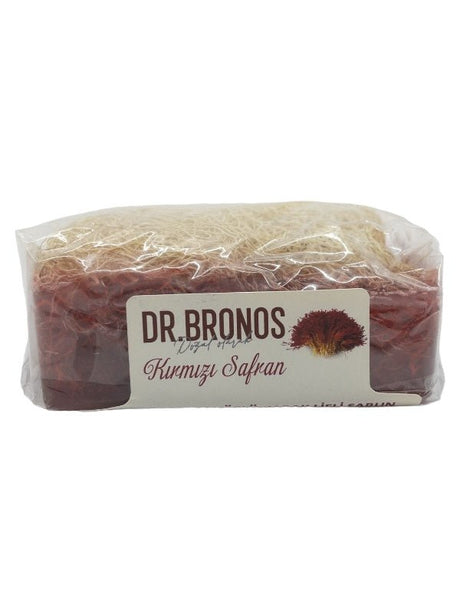 Dr. Bronos | Red Saffron Soap with Natural Pumpkin Loofah - TryAladdin