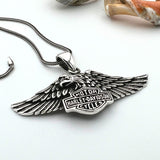 Harley Davidson 925 Sterling Silver Necklace - TryAladdin