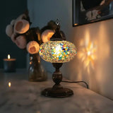 HND Handicraft | Handmade Bedside Mosaic Lamp - TryAladdin