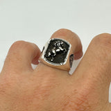 Men's Animal Horse Design Silver Ring - TryAladdin