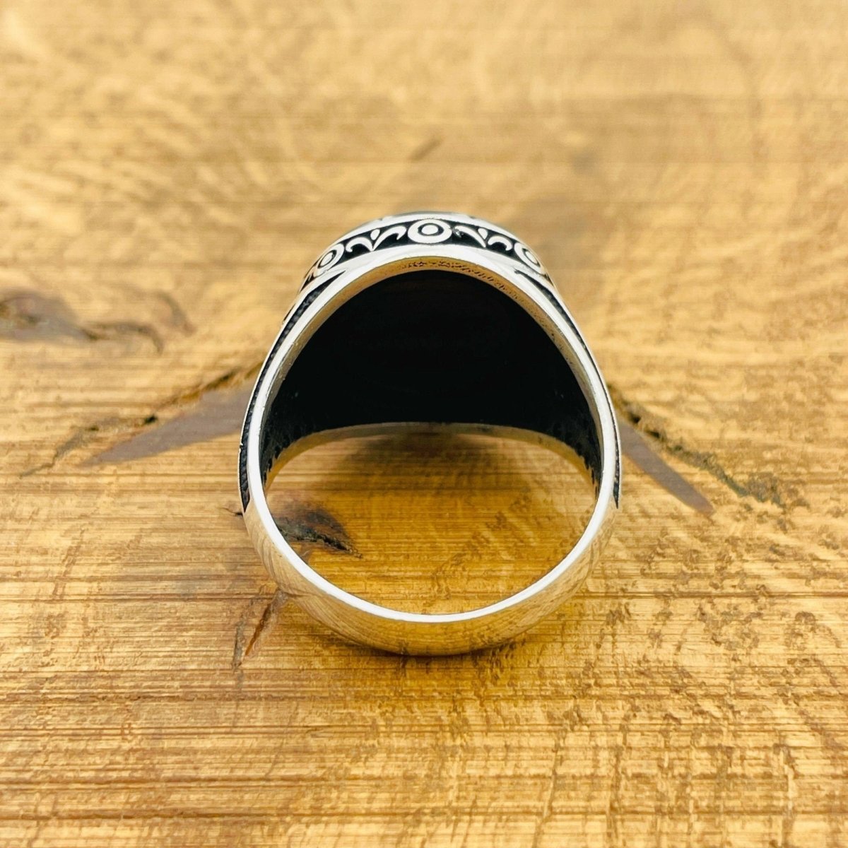 Men's Black Zircon Ring - TryAladdin