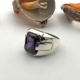 Men's Handmade Amethyst Ring - TryAladdin