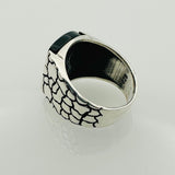 Men's Handmade Black Onyx Gemstone Ring - TryAladdin