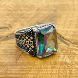 Men's Mystic Topaz Ring - TryAladdin