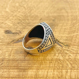 Men's Natural Agate Ring - TryAladdin