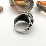 Men's Onyx Silver Ring - TryAladdin