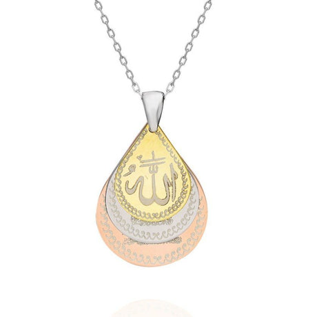 Nereze | Necklace with Prayer (Allah's word - Nazar Evil Eye. Ayatal Kuresi) - TryAladdin