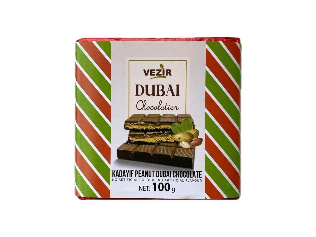 Peanut Praline Dubai Chocolate Bar – Crispy & Nutty Delight - TryAladdin