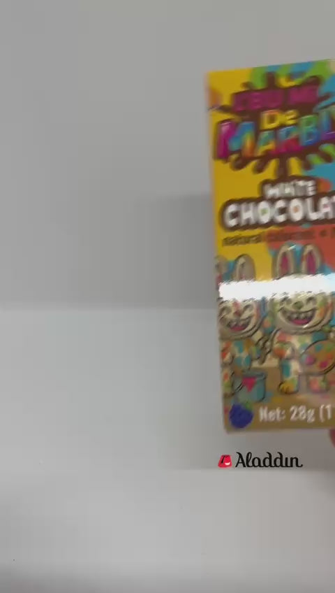 L'bumi de Marbly Mystery-Fyldt Hvid Chokolade Kanin - 28g