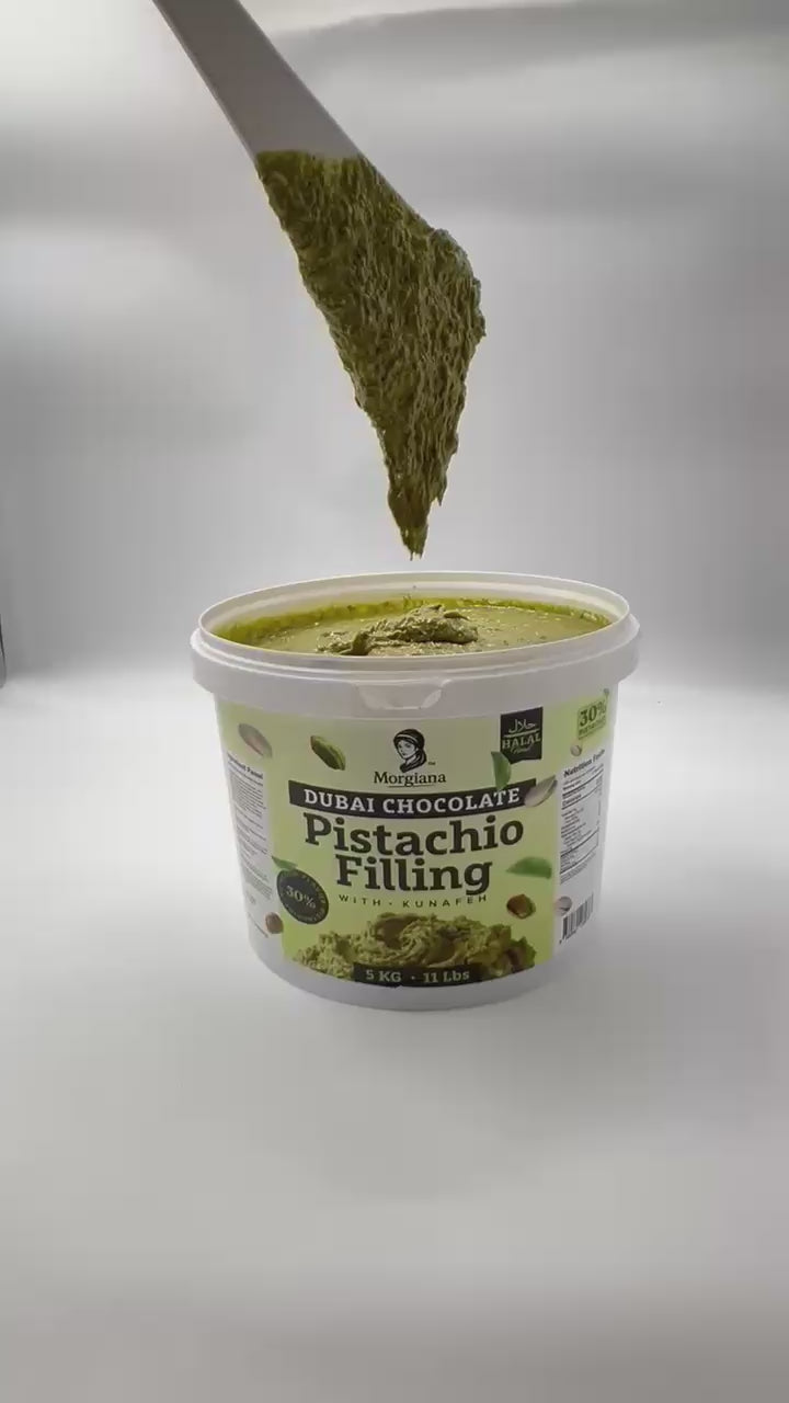 Morgiana Professionel Bagestabil Dubai Chokolade Pistacie Kunafeh Fyldning