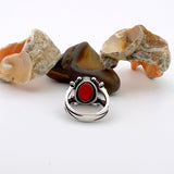 Red Agate Sword - Detail Men's Ring - TryAladdin