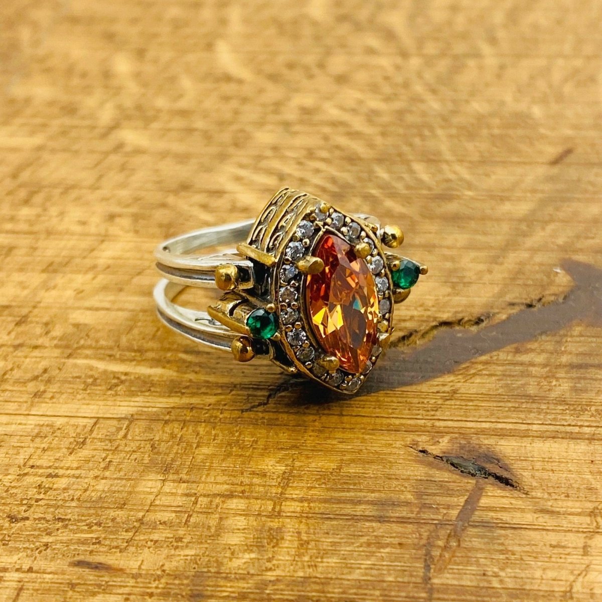 Reversible Multi - Stone Ring - TryAladdin