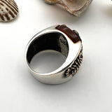 Scorpion Agate Ring - TryAladdin