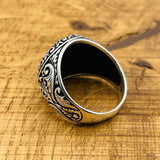 Seal Of Solomon Silver Men's Ring - TryAladdin