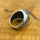 Sterling Silver Turquoise Ring - TryAladdin