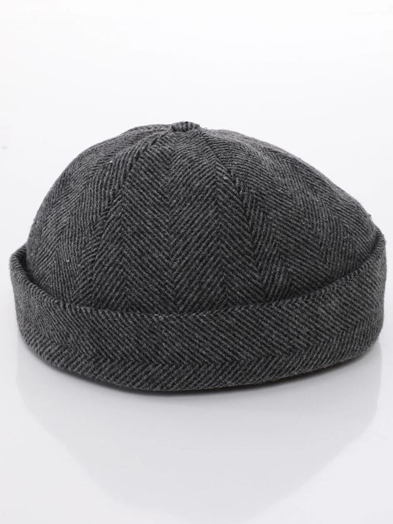 Taki | Winter Woolly Retro Docker Cap - Unisex Skullcap Beanie - TryAladdin