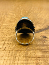 Turquoise Silver Ring - TryAladdin