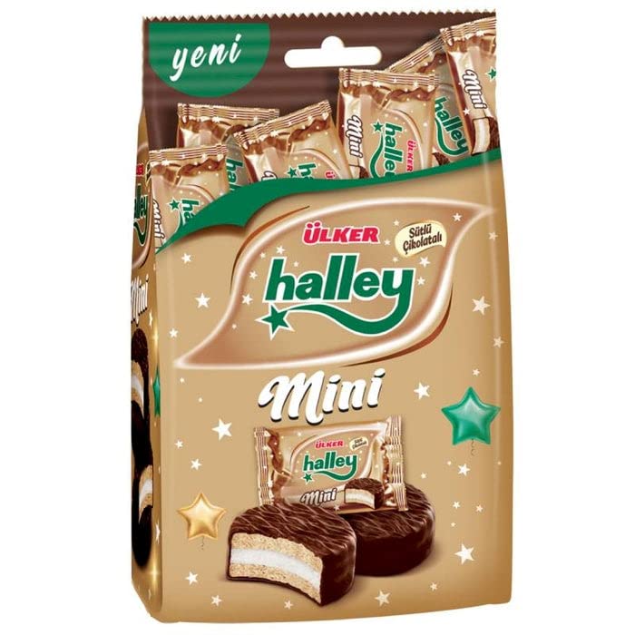 Ulker | Halley Mini Chocolate Covered Sandwhich Biscuits Bag - TryAladdin