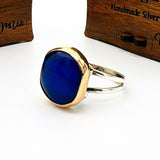 Women's Blue Sapphire Stone Ring - TryAladdin