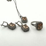 Women's Citrine Silver Set - TryAladdin