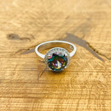 Women's Mystic Topaz Ring - TryAladdin