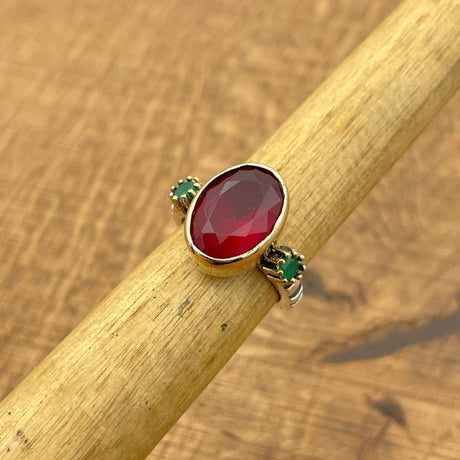 Women's Ruby Stone Ring - TryAladdin