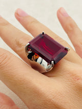 Women's Ruby Stone Ring - TryAladdin