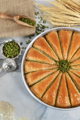 Asi | Carrot Slice Baklava with Pistachio Tray - TryAladdin